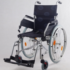 Folding lightweight wheelchair
