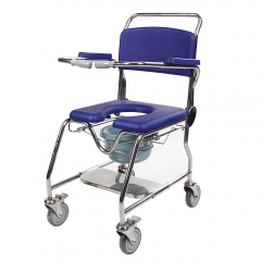 rolling shower commode chair
